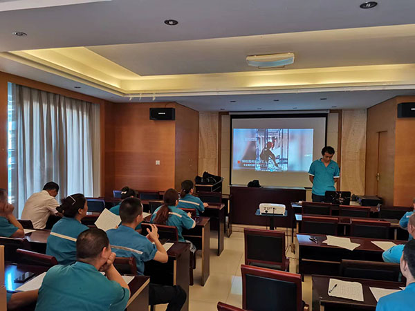 2022 Forklift safety training of Wujiang Bailu Dyeing and Weaving Co., Ltd