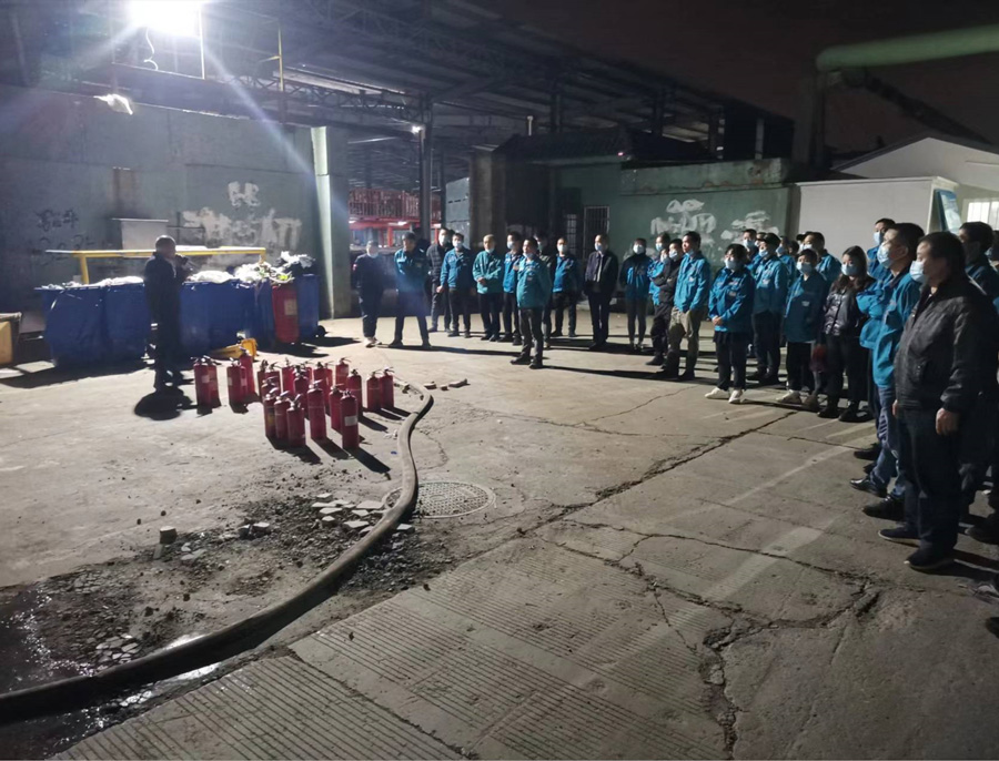2022 Fire Night Shift Safety Drill